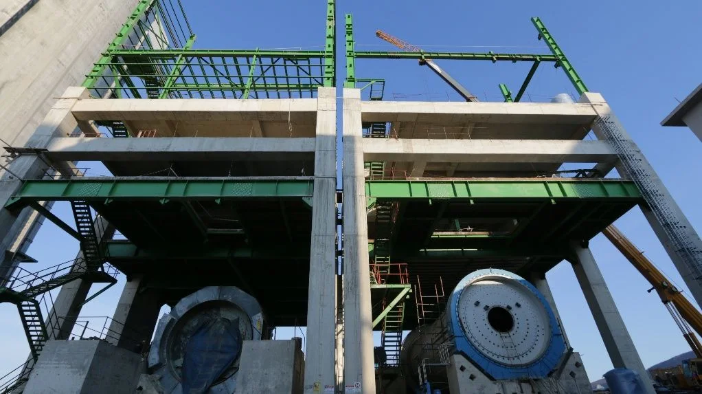 Kavçim — Çimento değirmeni çelik imalat ve montajı